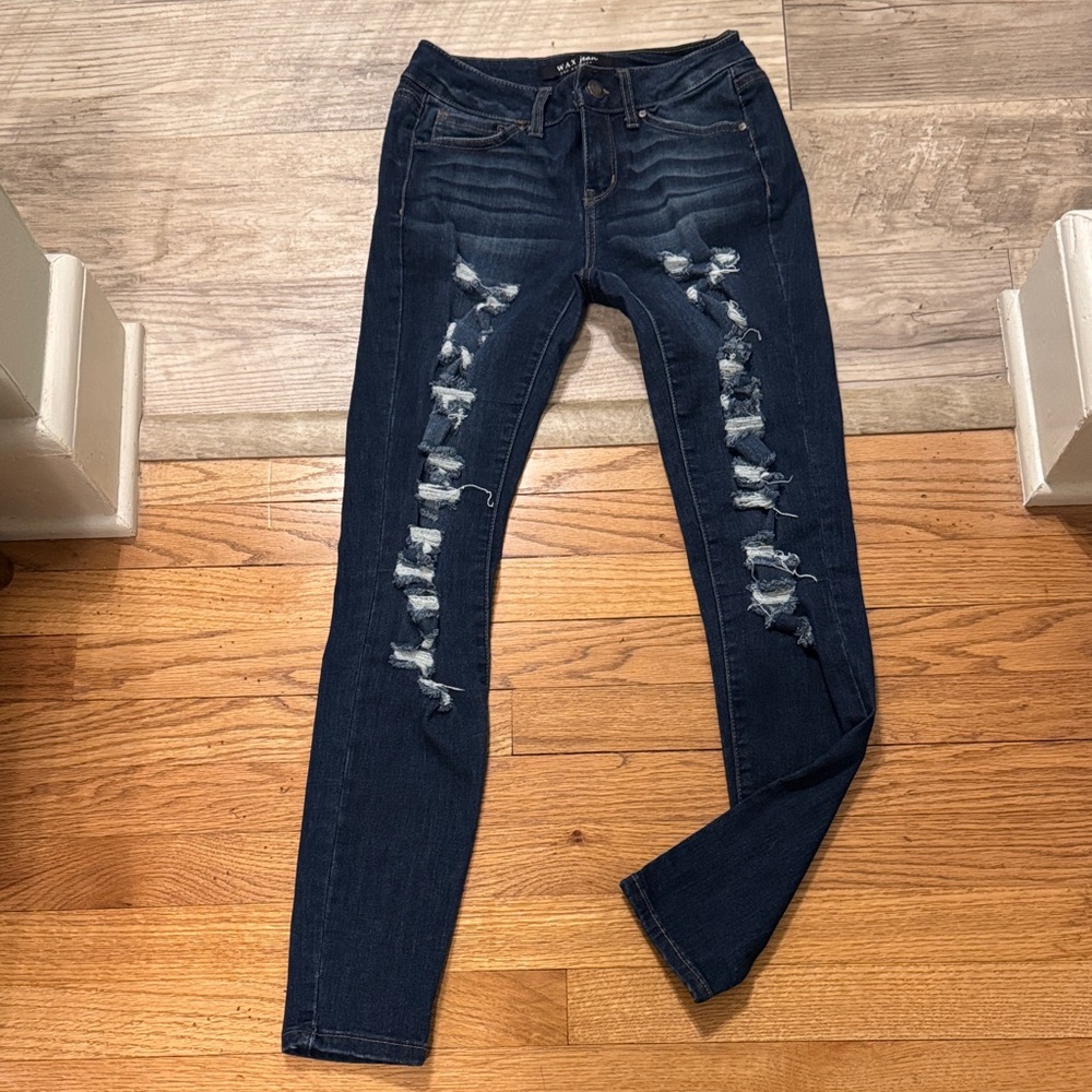 Wax Jean Los Angeles ripped skinny jeans